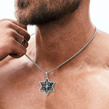 Mountain Necklace 925 Sterling Silver Mountain Pendant Wolf Necklace Compass Necklace for Men Women