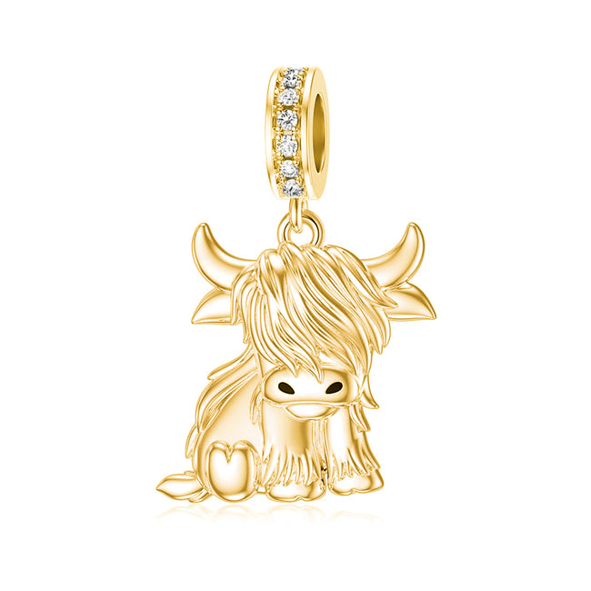 Highland cow pandora charm hotsell