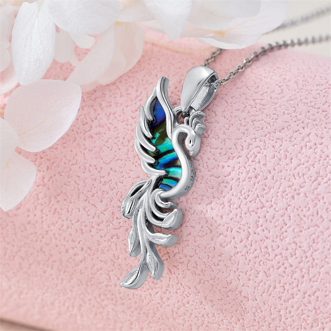 Phoenix Necklace Sterling Silver Animal Themed Jewelry Christmas Halloween Gifts For Women Girls Animal Lover
