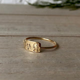 Sterling Silver Bigfoot Ring Animal Ring Gift Ring