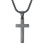 Men's Silver Cross Necklace Gifts for Him Cross for Men Crosses Gift for Bro Son Bff