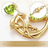 14K Gold Plated Heart Birthstone Infinity Cross Butterfly Necklace for Women