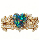 Sterling Silver 10K  14K  18K  Gold Personalized Engraved Black Opal Engagement Wedding Promise Ring for Her