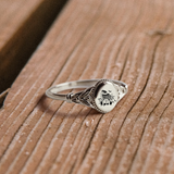 Sterling Silver Halloween Highland Cow Ring Gift Ring Animal Ring