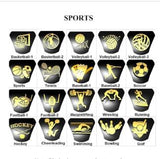 Sterling Silver Personalized Engraved Birthstone 2025 High School College Class Ring