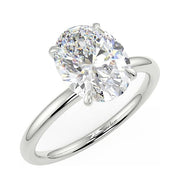 2ct 10K/14K/18K Gold Round Pear Oval Princess Cut Moissanite Engagement Ring