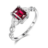 Sterling Silver Personalized Text Birthstone High School University College Class Ring Graduation Gift for Her