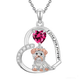 Sterling Silver 12 Month Birthstone Yorkshire Pendant Necklace