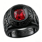 Copper Sterling Silver Custom Birthstone Class Ring for Men