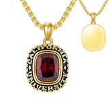 Sterling Silver Oval Personalized Birthstone & Engraved Class Graduation Pendant Necklace