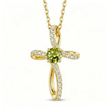 14K Gold Plated Cross Pendant Necklace for Women Faith Jewelry for Anniversary Christmas  Birthday Mother's Day