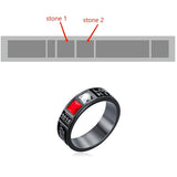 Sterling Silver Personalized Pattern Engraved Birthstone High School College Class Ring