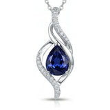14K Gold Plated 12 Month Birthstone Infinity Twisted Pendant Necklace Mother's Day Christmas Anniversary Birthday Gift