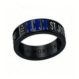 Sterling Silver 10K 14K 18K Gold Personalized Birthstone Pattern Class Ring for Men