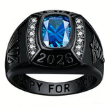 Copper Sterling Silver Customizable Class Rings for Men Gift Class Of 2026