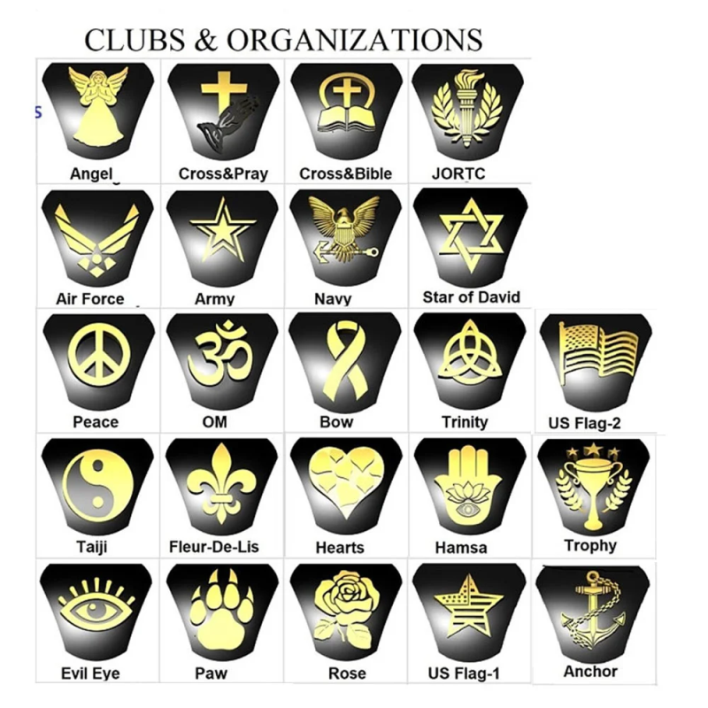 Sterling Silver Personalized Engraved Birthstone 2025 High School College Class Ring