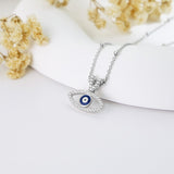 Evil Eye Anklet Sterling Silver Beaded Ankle Bracelet Protection Anklet
