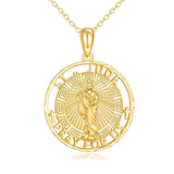 14K Gold St Christopher St Florian St Joseph St Jude St Michael St Patrick Pendant Necklace