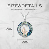 Sterling Silver  Crystal Tree of Life Mother Daughter Father Daughter Sisters Friends Pendant Necklace for Women