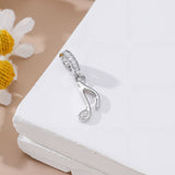 Sterling Silver Music Note Guitar  Piano  Violin  Drum Set Flute Harp Saxophone Charm Beads