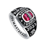 Sterling Silver Personalized Engraved  High School College Ring