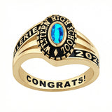 Sterling Silver Personalized Engraved  Class Ring 2026 Graduation Gifts for Women