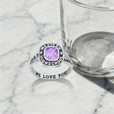 Sterling Silver Custom  Class Ring Graduation Gifts for Women