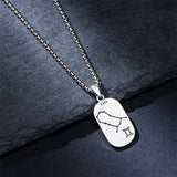 Sterling Silver Zodiac Sign Pendant Necklace