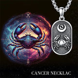 Sterling Silver Zodiac Sign Pendant Necklace
