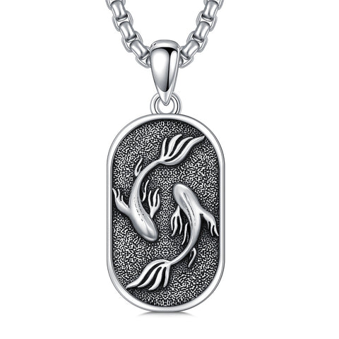 Sterling Silver Zodiac Sign Pendant Necklace