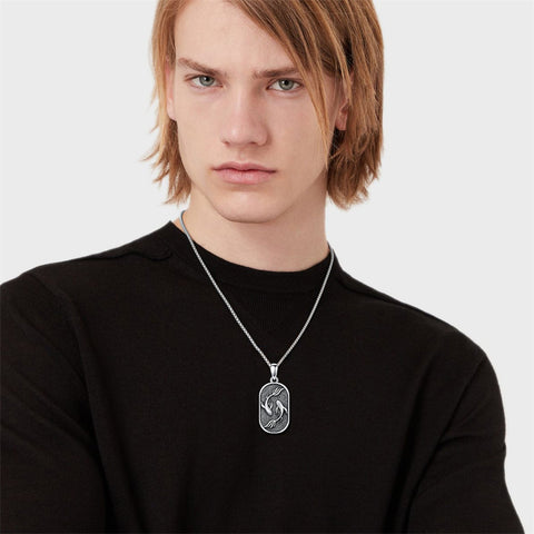 Sterling Silver Zodiac Sign Pendant Necklace