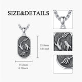 Sterling Silver Zodiac Sign Pendant Necklace