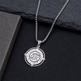 Sterling Silver Oxidation12 Zodiac Pendant Necklace