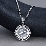 Sterling Silver Oxidation12 Zodiac Pendant Necklace