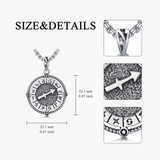 Sterling Silver Oxidation12 Zodiac Pendant Necklace
