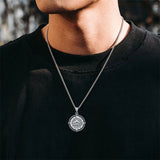 Sterling Silver Oxidation12 Zodiac Pendant Necklace