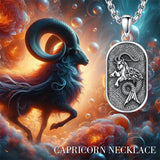 Sterling Silver Zodiac Sign Pendant Necklace