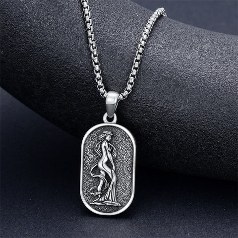 Sterling Silver Zodiac Sign Pendant Necklace