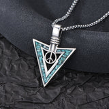 Sterling Silver Cross Celtic Knot Yin Yang Peace Sign Arrowhead Pendant  Necklace