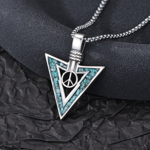Sterling Silver Cross Celtic Knot Yin Yang Peace Sign Arrowhead Pendant  Necklace