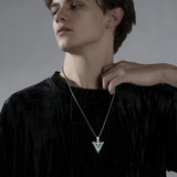 Sterling Silver Cross Celtic Knot Yin Yang Peace Sign Arrowhead Pendant  Necklace