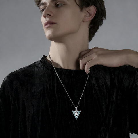 Sterling Silver Cross Celtic Knot Yin Yang Peace Sign Arrowhead Pendant  Necklace