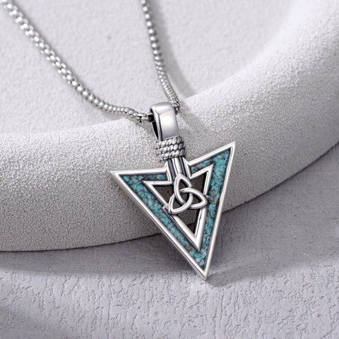 Sterling Silver Cross Celtic Knot Yin Yang Peace Sign Arrowhead Pendant  Necklace