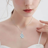 Sterling Silver Lapis Lazuli Black Onyx Moonstone Moss Agate Turquoise Butterfly Dragonfly Hummingbird  Pendant Necklace