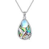 Sterling Silver Moonstone Cardinal Dragonfly Hummingbird Butterfly Bee Pendant Necklace for Women