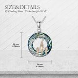 Sterling Silver  Crystal Tree of Life Mother Daughter Father Daughter Sisters Friends Pendant Necklace for Women