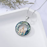 Sterling Silver  Crystal Tree of Life Mother Daughter Father Daughter Sisters Friends Pendant Necklace for Women