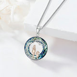 Sterling Silver  Crystal Tree of Life Mother Daughter Father Daughter Sisters Friends Pendant Necklace for Women