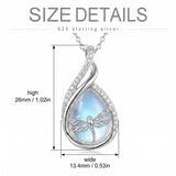 Sterling Silver Lapis Lazuli Black Onyx Moonstone Moss Agate Turquoise Butterfly Dragonfly Hummingbird  Pendant Necklace