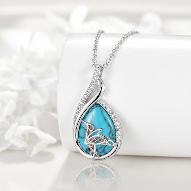 Sterling Silver Lapis Lazuli Black Onyx Moonstone Moss Agate Turquoise Butterfly Dragonfly Hummingbird  Pendant Necklace